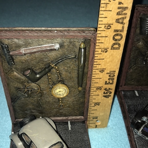 VINTAGE bookends -antique sedans - Picture 8 of 8